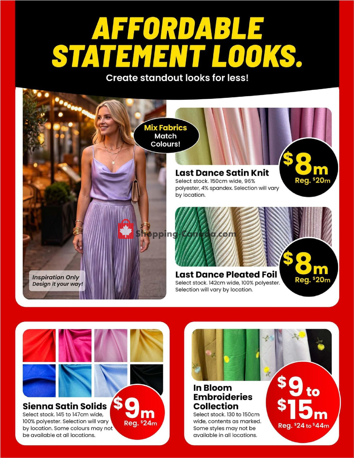 Fabricland flyer from Saturday August 1, 2026 to Monday August 31, 2026 - page 8