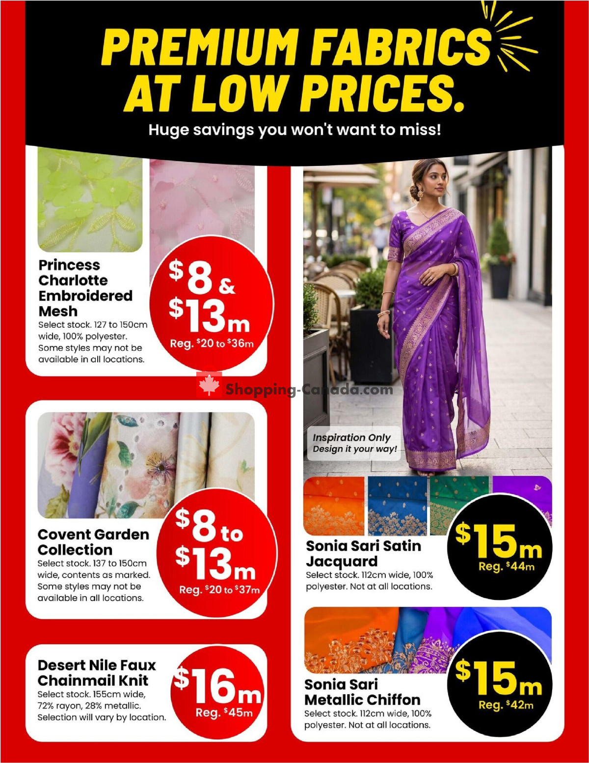 Fabricland flyer from Saturday August 1, 2026 to Monday August 31, 2026 - page 9