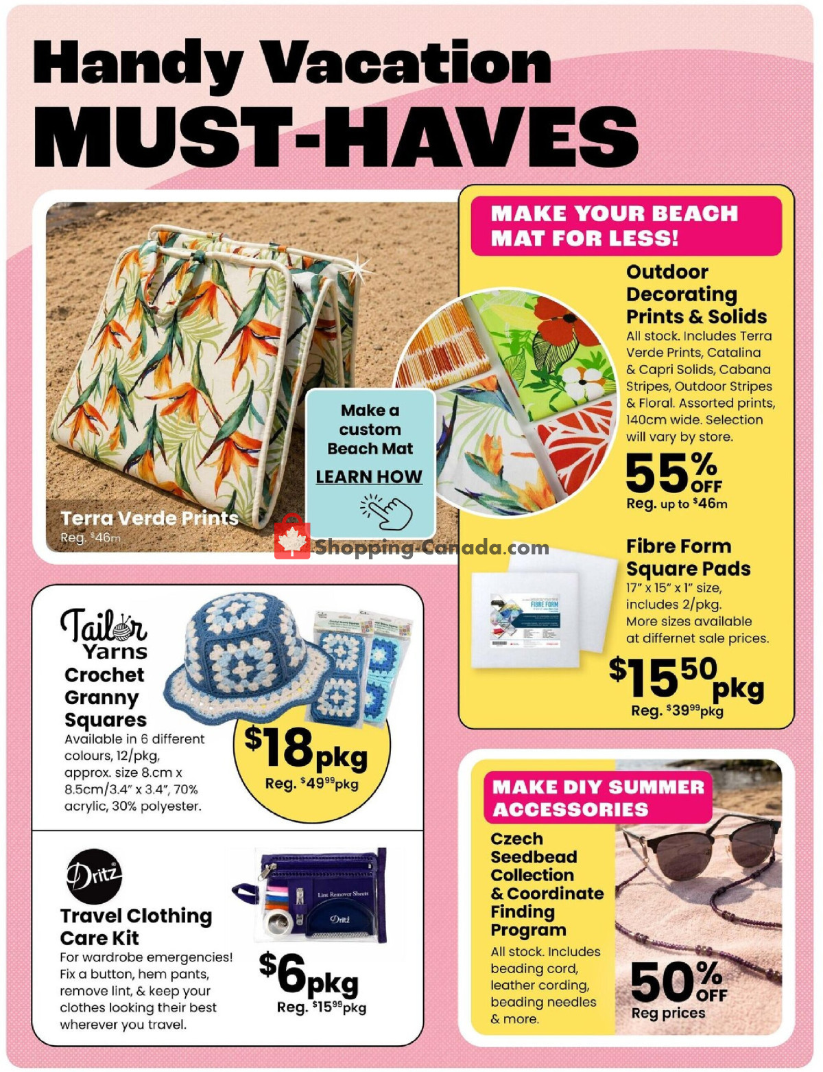 Fabricland flyer from Friday June 12, 2026 to Friday July 31, 2026 - page 10