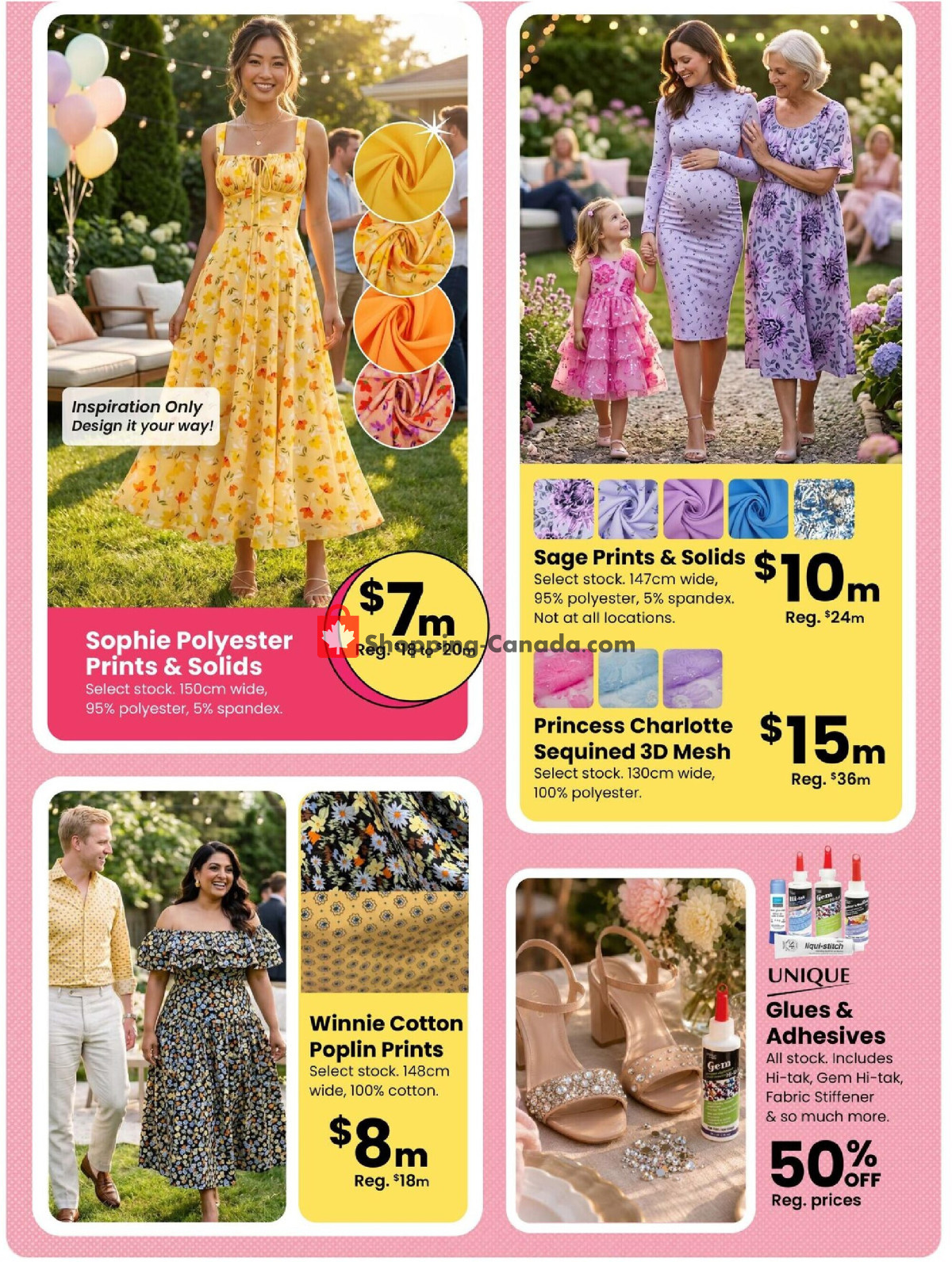 Fabricland flyer from Friday June 12, 2026 to Friday July 31, 2026 - page 13