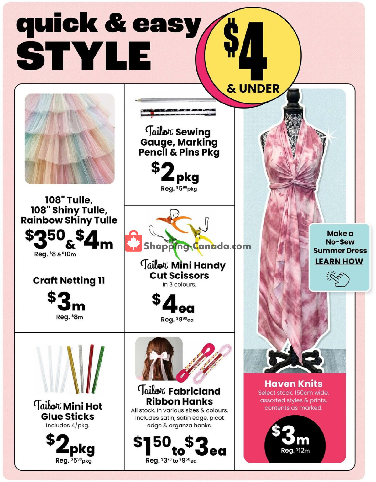 Fabricland flyer from Friday June 12, 2026 to Friday July 31, 2026 - page 5