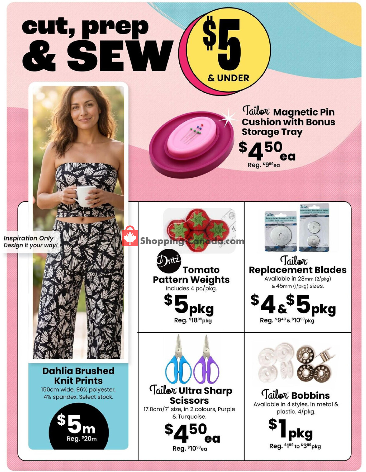 Fabricland flyer from Friday June 12, 2026 to Friday July 31, 2026 - page 6