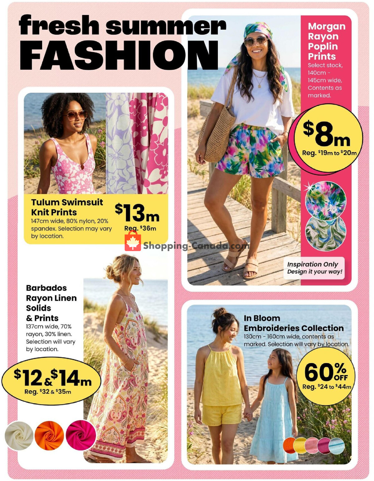 Fabricland flyer from Friday June 12, 2026 to Friday July 31, 2026 - page 8