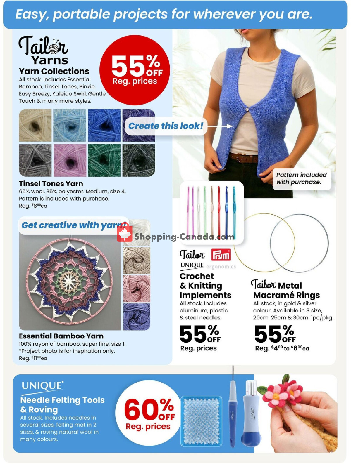 Fabricland flyer from Friday May 8, 2026 to Thursday June 4, 2026 - page 11