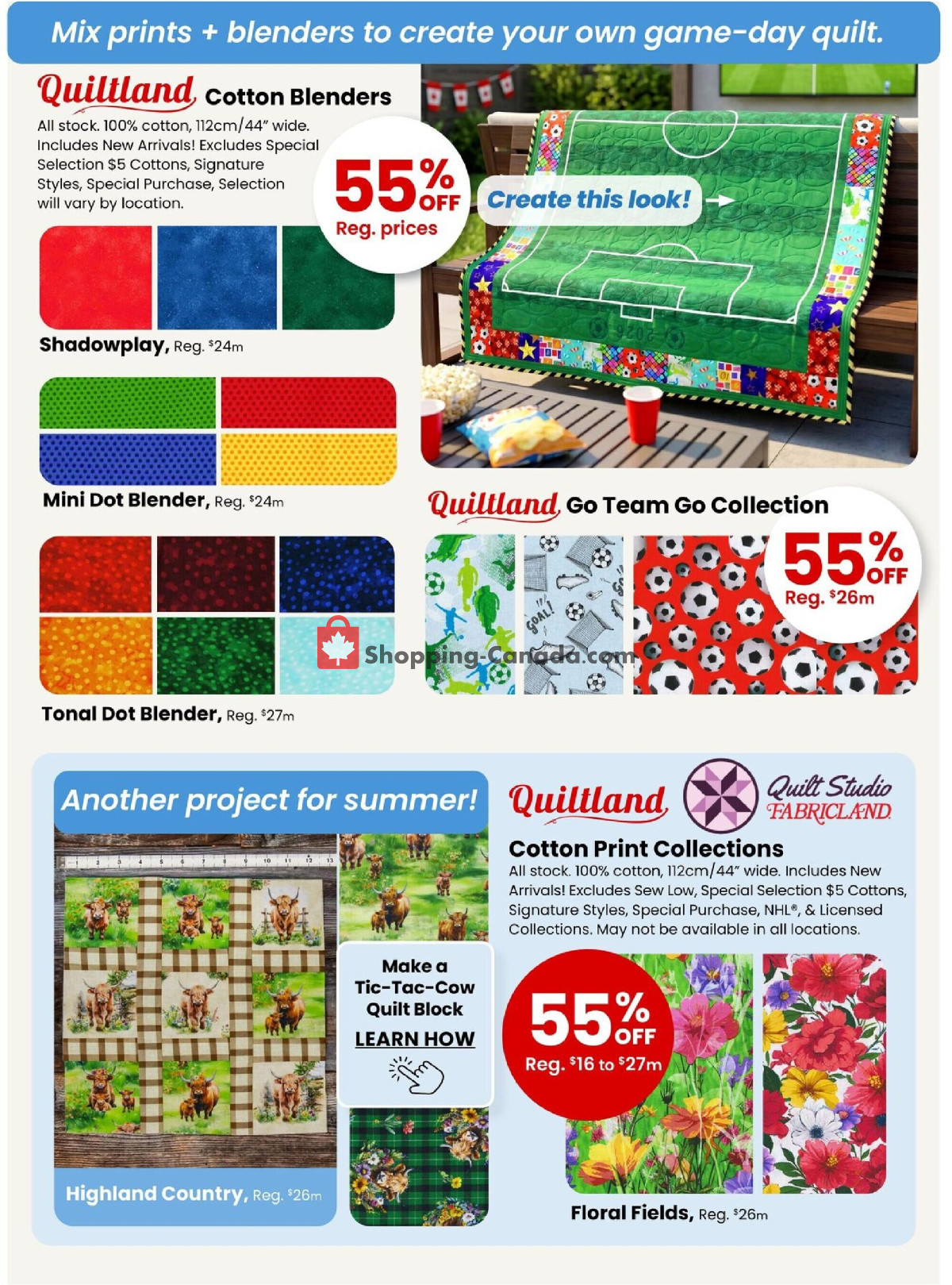 Fabricland flyer from Friday May 8, 2026 to Thursday June 4, 2026 - page 13