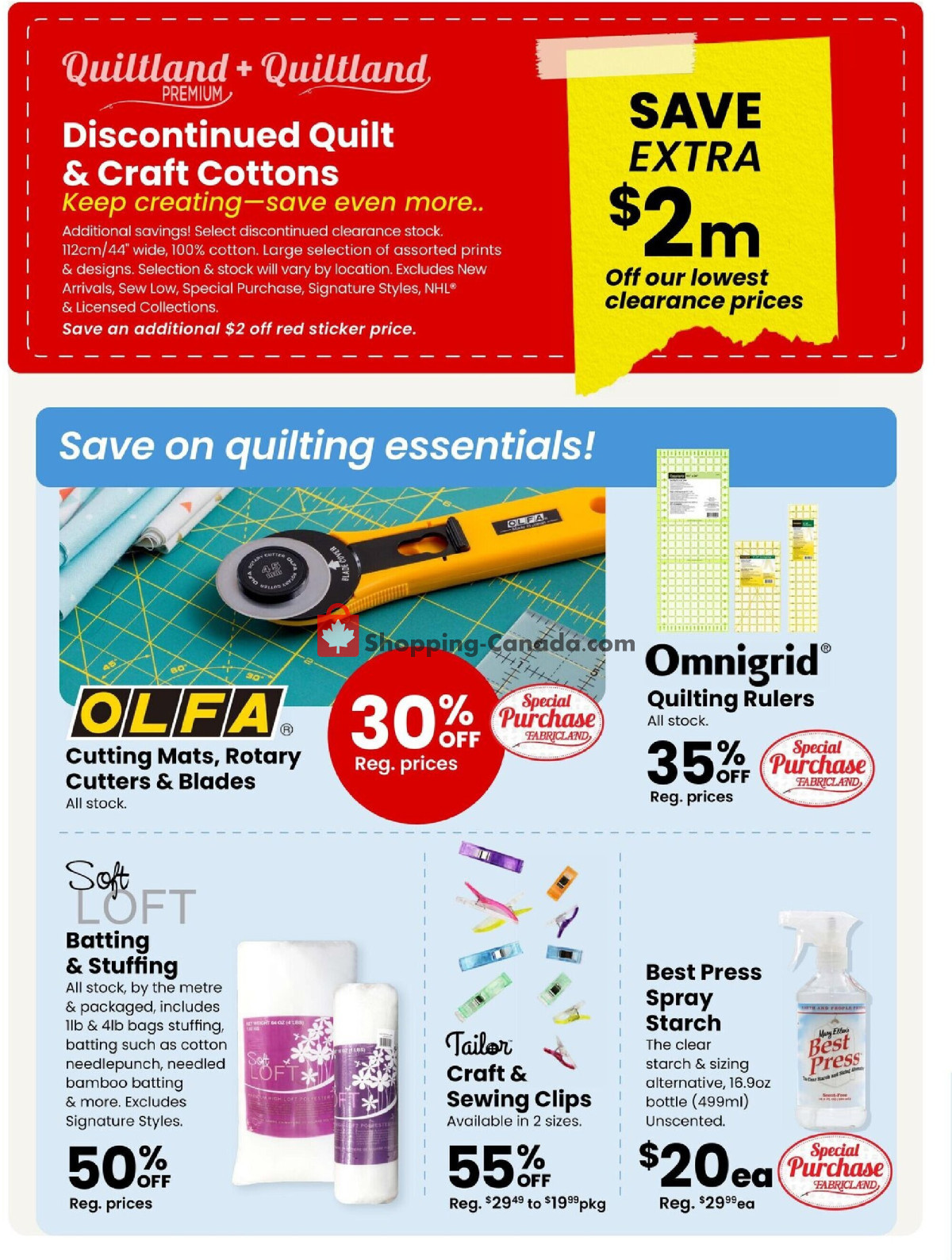 Fabricland flyer from Friday May 8, 2026 to Thursday June 4, 2026 - page 14