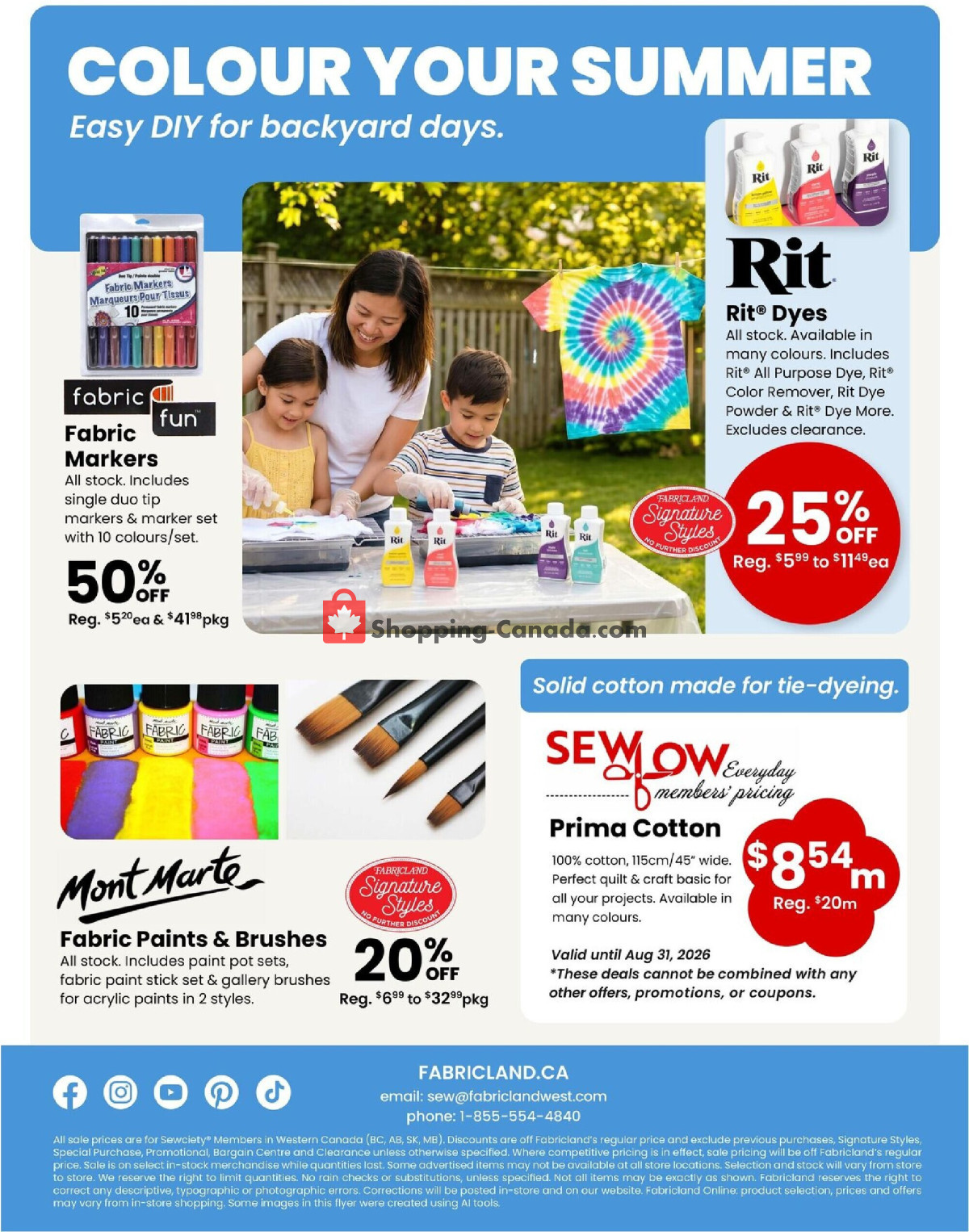 Fabricland flyer from Friday May 8, 2026 to Thursday June 4, 2026 - page 15