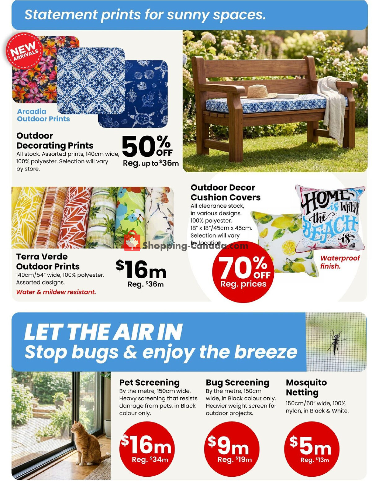 Fabricland flyer from Friday May 8, 2026 to Thursday June 4, 2026 - page 3