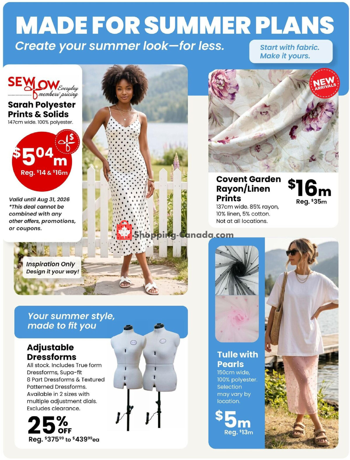 Fabricland flyer from Friday May 8, 2026 to Thursday June 4, 2026 - page 5