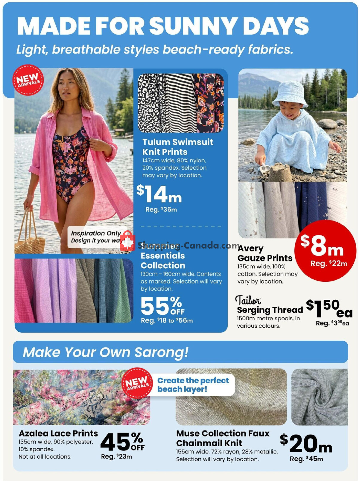Fabricland flyer from Friday May 8, 2026 to Thursday June 4, 2026 - page 6