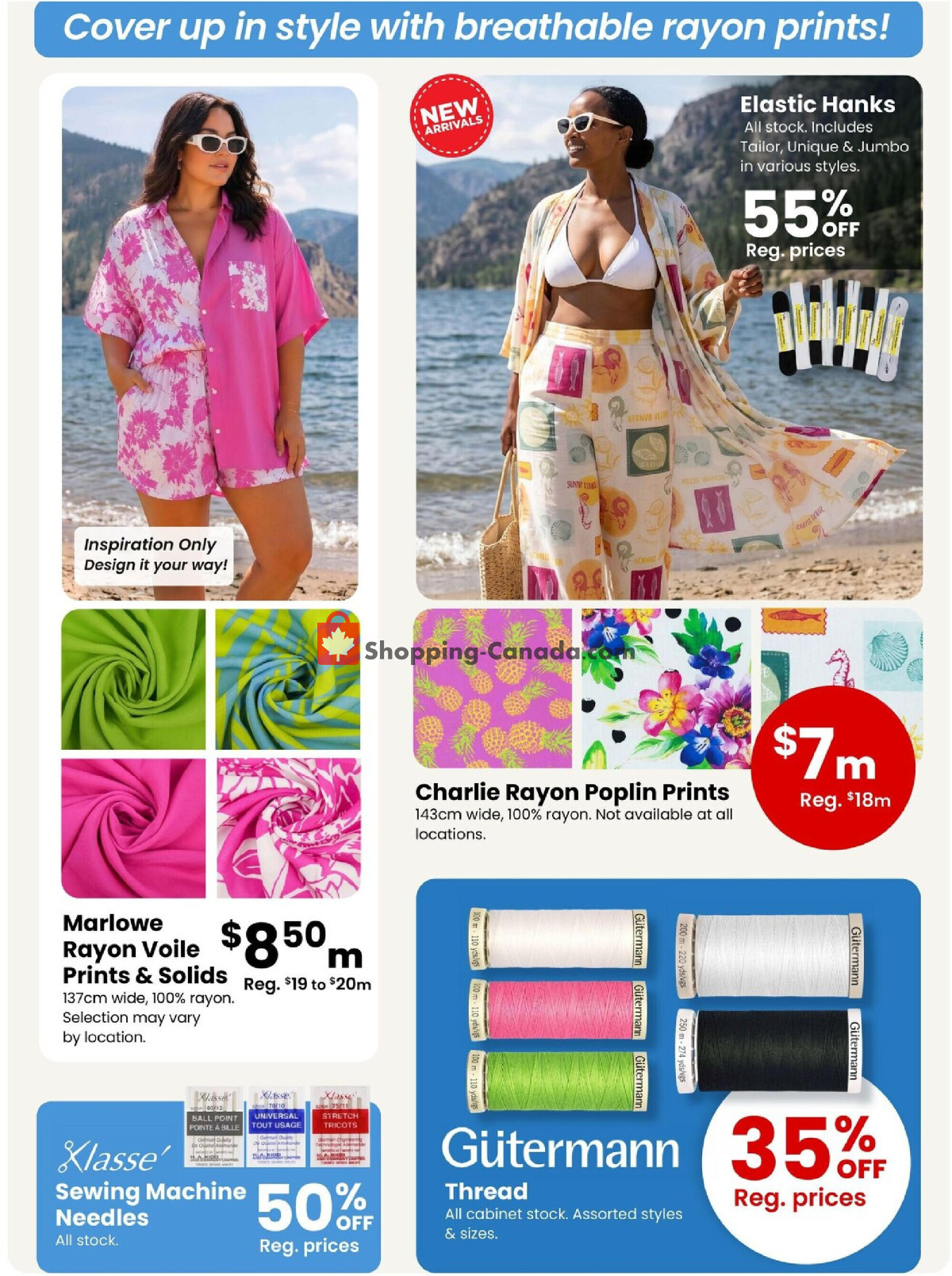 Fabricland flyer from Friday May 8, 2026 to Thursday June 4, 2026 - page 7