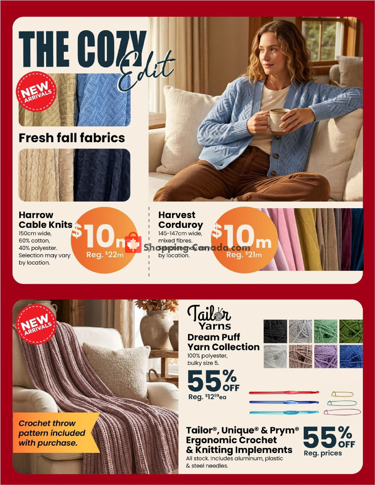 Fabricland flyer from Tuesday September 1, 2026 to Wednesday September 30, 2026 - page 10