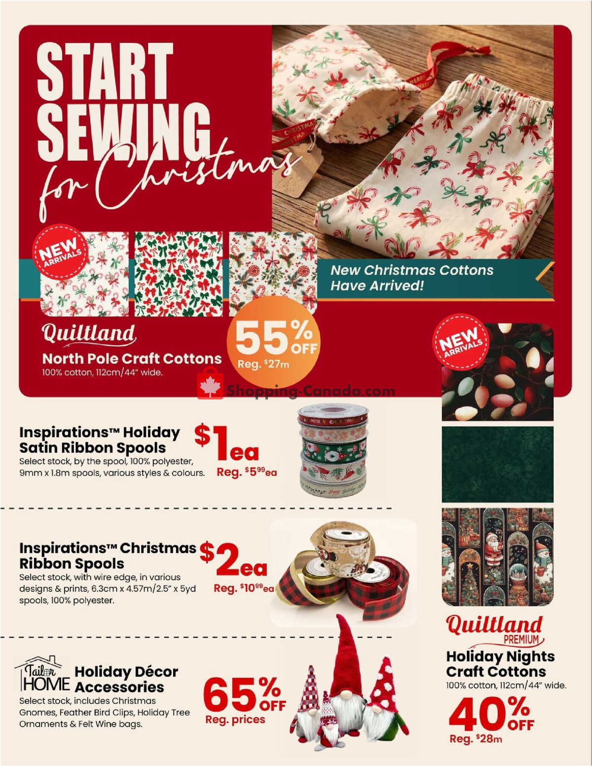 Fabricland flyer from Tuesday September 1, 2026 to Wednesday September 30, 2026 - page 12