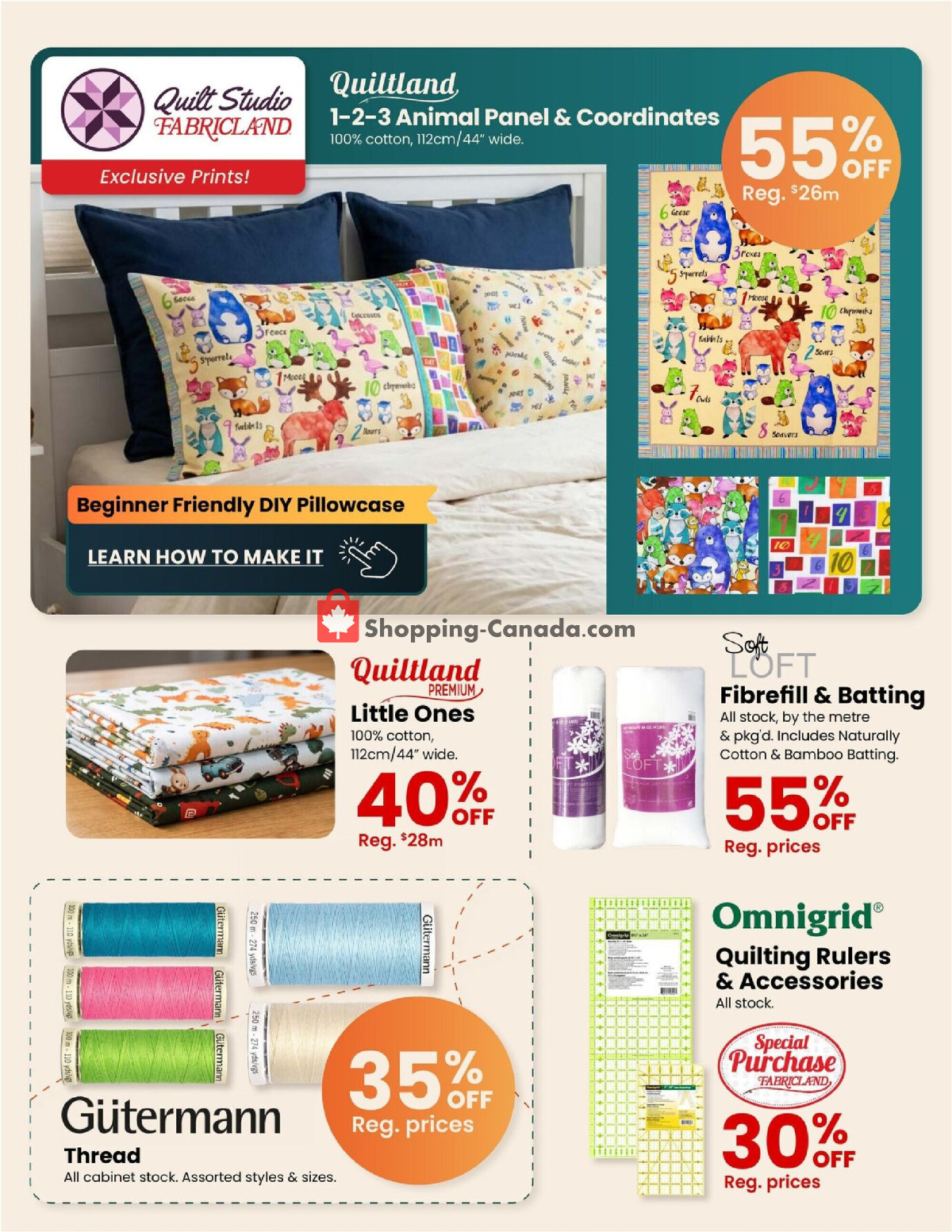 Fabricland flyer from Tuesday September 1, 2026 to Wednesday September 30, 2026 - page 4