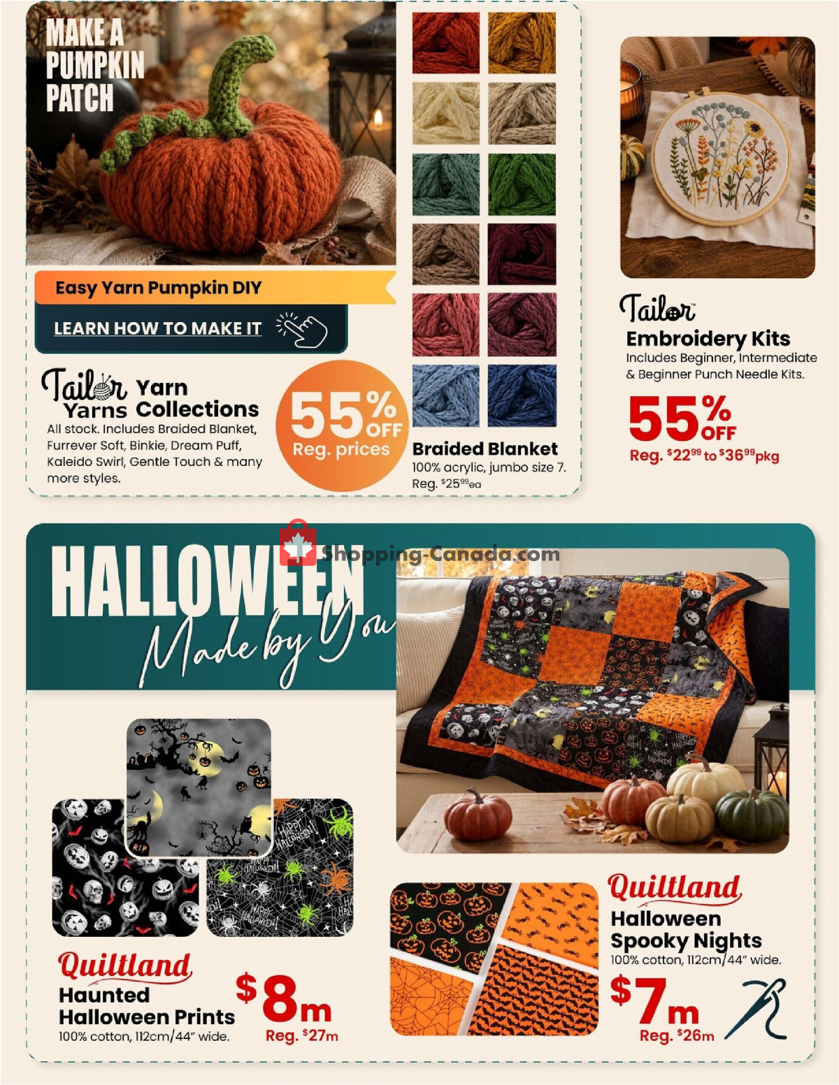 Fabricland flyer from Tuesday September 1, 2026 to Wednesday September 30, 2026 - page 9