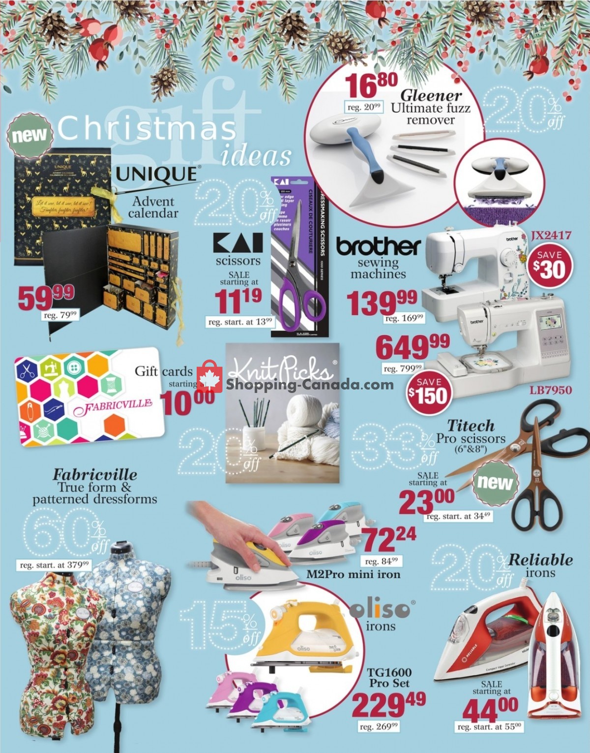 Fabricville flyer from Wednesday November 1, 2023 to Sunday November 26, 2023 - page 8