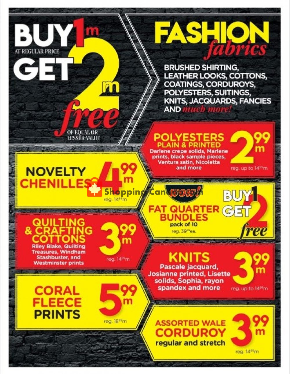 Fabricville flyer from Monday January 7, 2019 to Tuesday January 29, 2019 - page 2