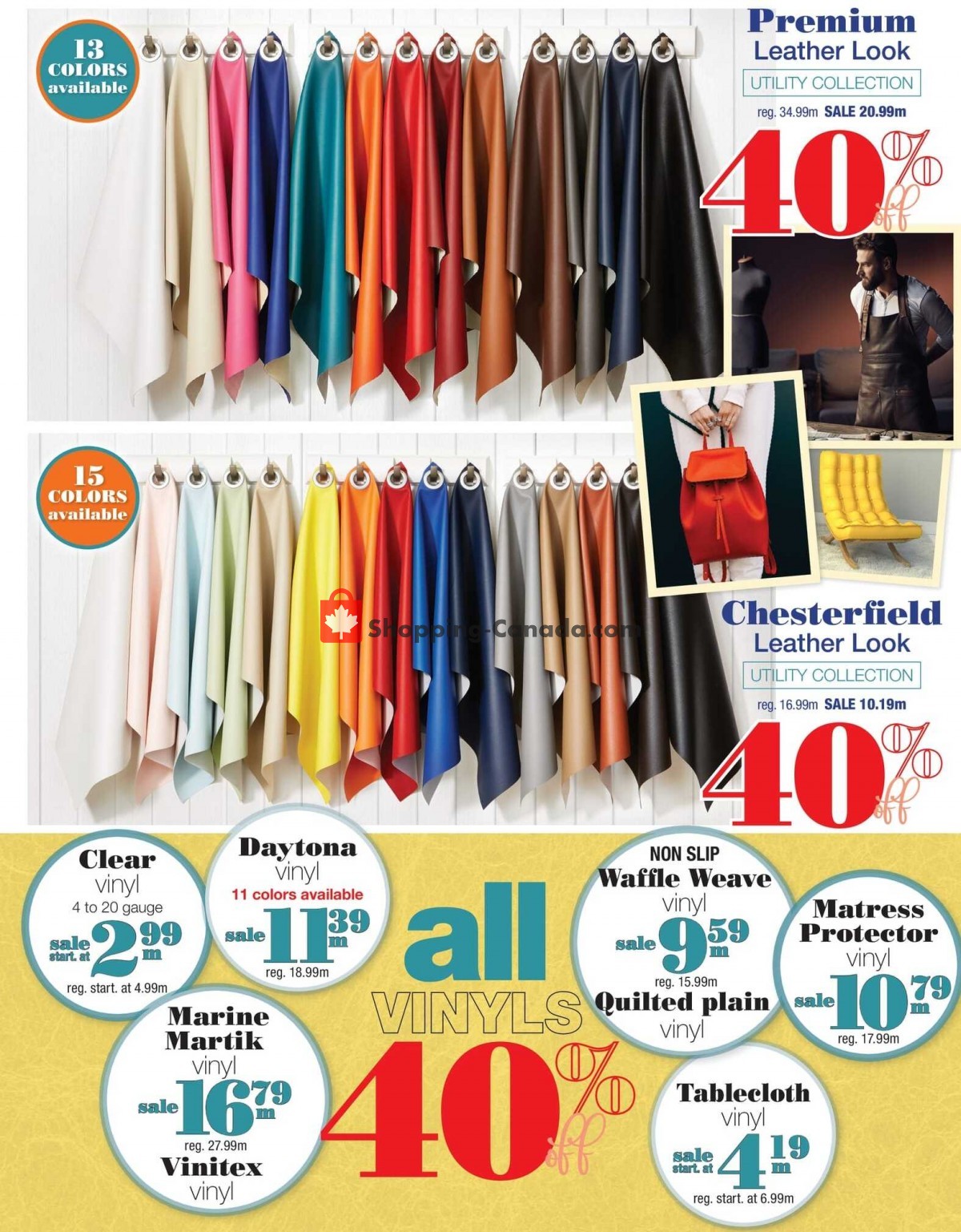 Fabricville flyer from Monday April 5, 2021 to Sunday May 2, 2021 - page 12