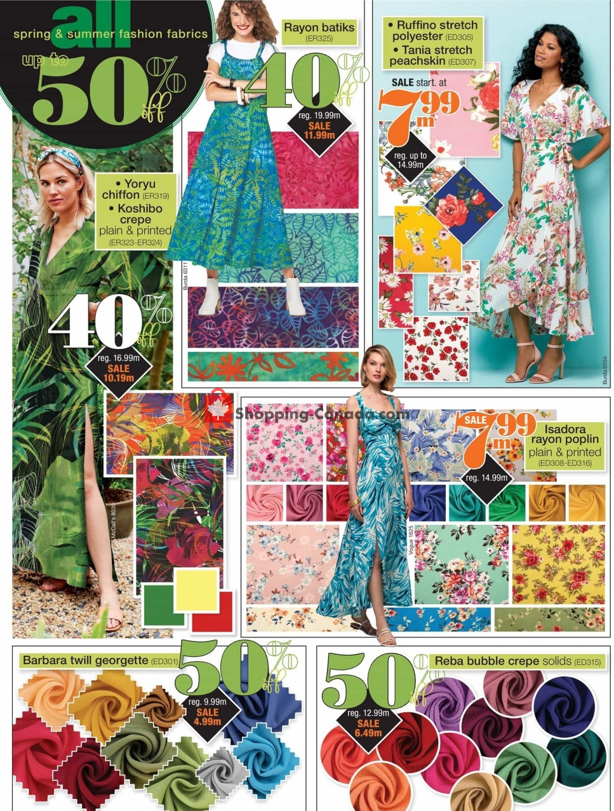 Fabricville flyer from Monday April 5, 2021 to Sunday May 2, 2021 - page 2