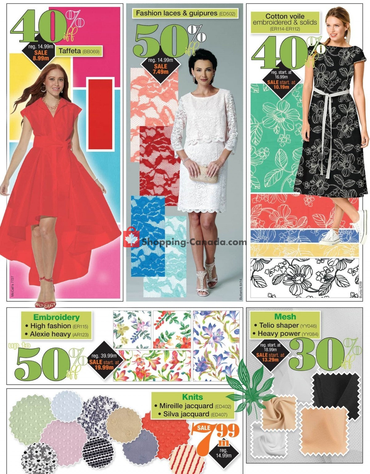 Fabricville flyer from Monday April 5, 2021 to Sunday May 2, 2021 - page 4