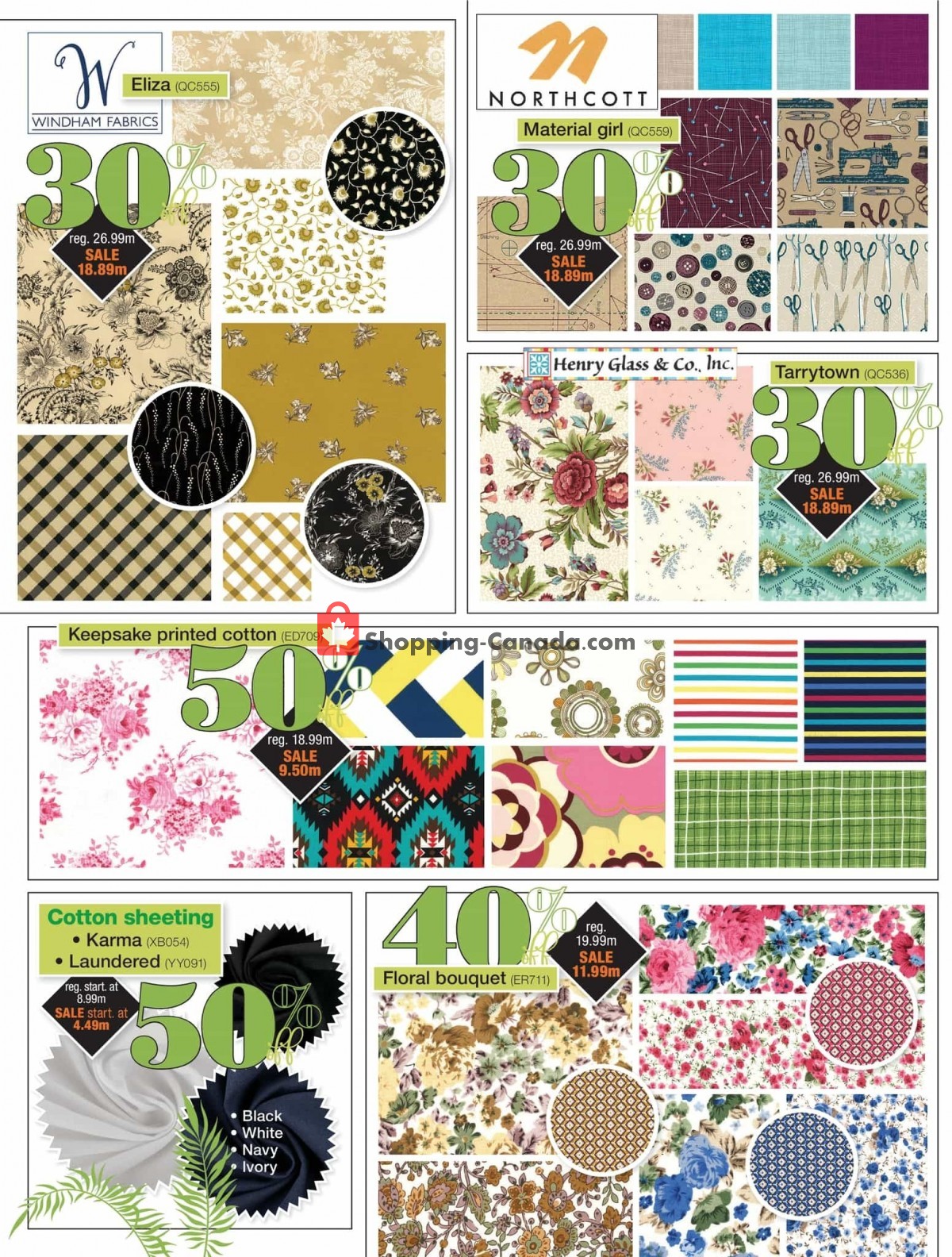 Fabricville flyer from Monday April 5, 2021 to Sunday May 2, 2021 - page 6