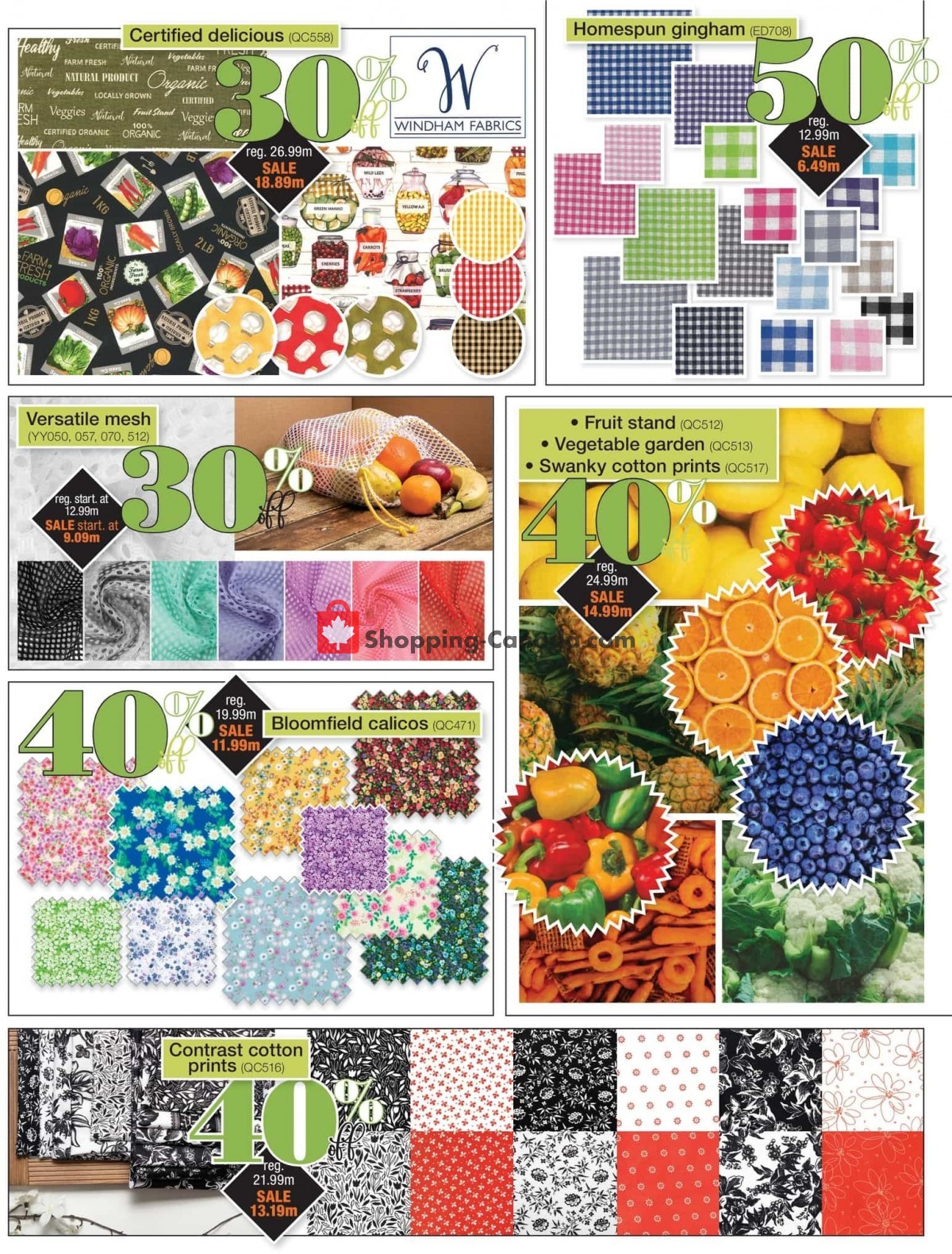 Fabricville flyer from Monday April 5, 2021 to Sunday May 2, 2021 - page 7