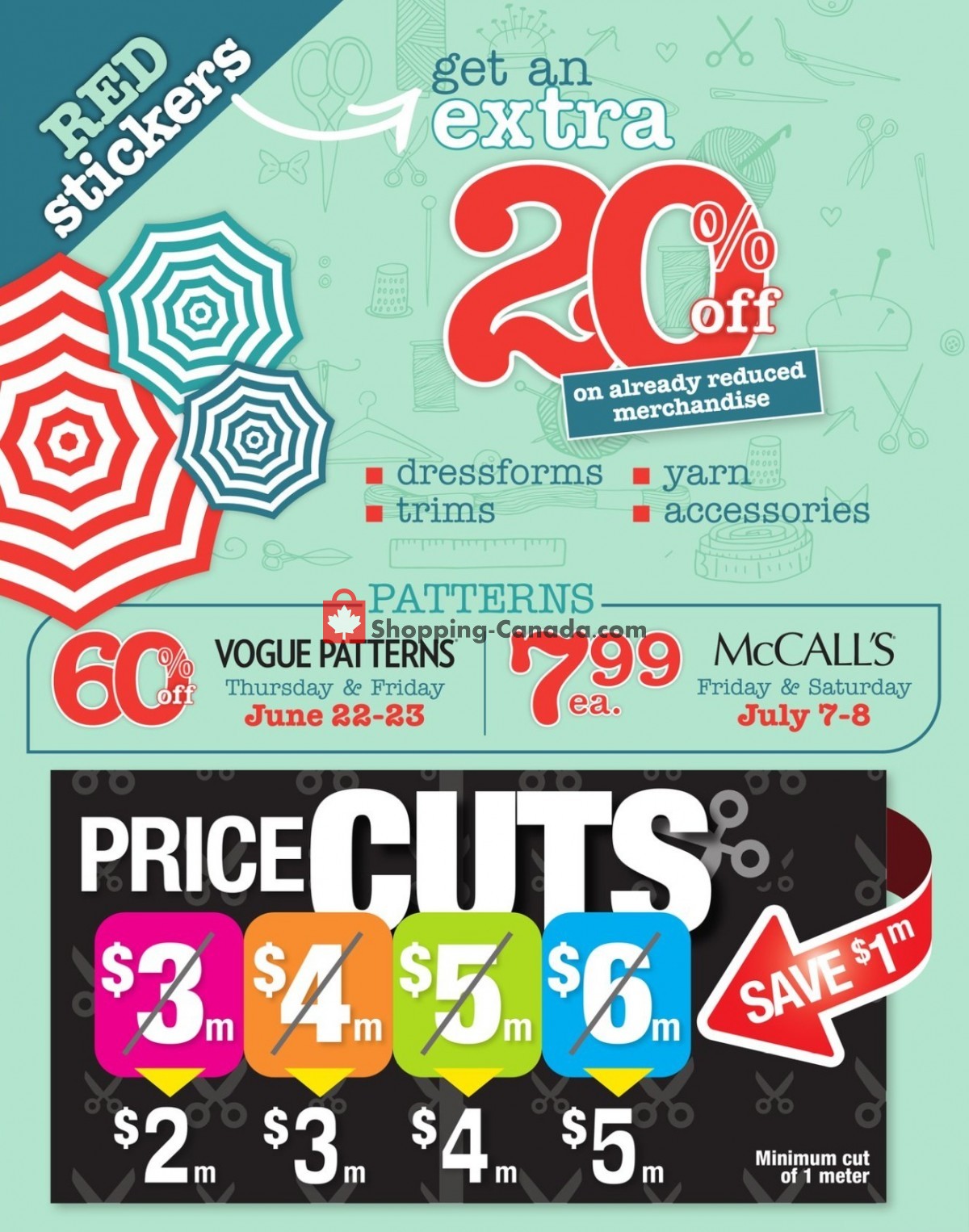 Fabricville flyer from Monday June 19, 2023 to Tuesday July 11, 2023 - page 4