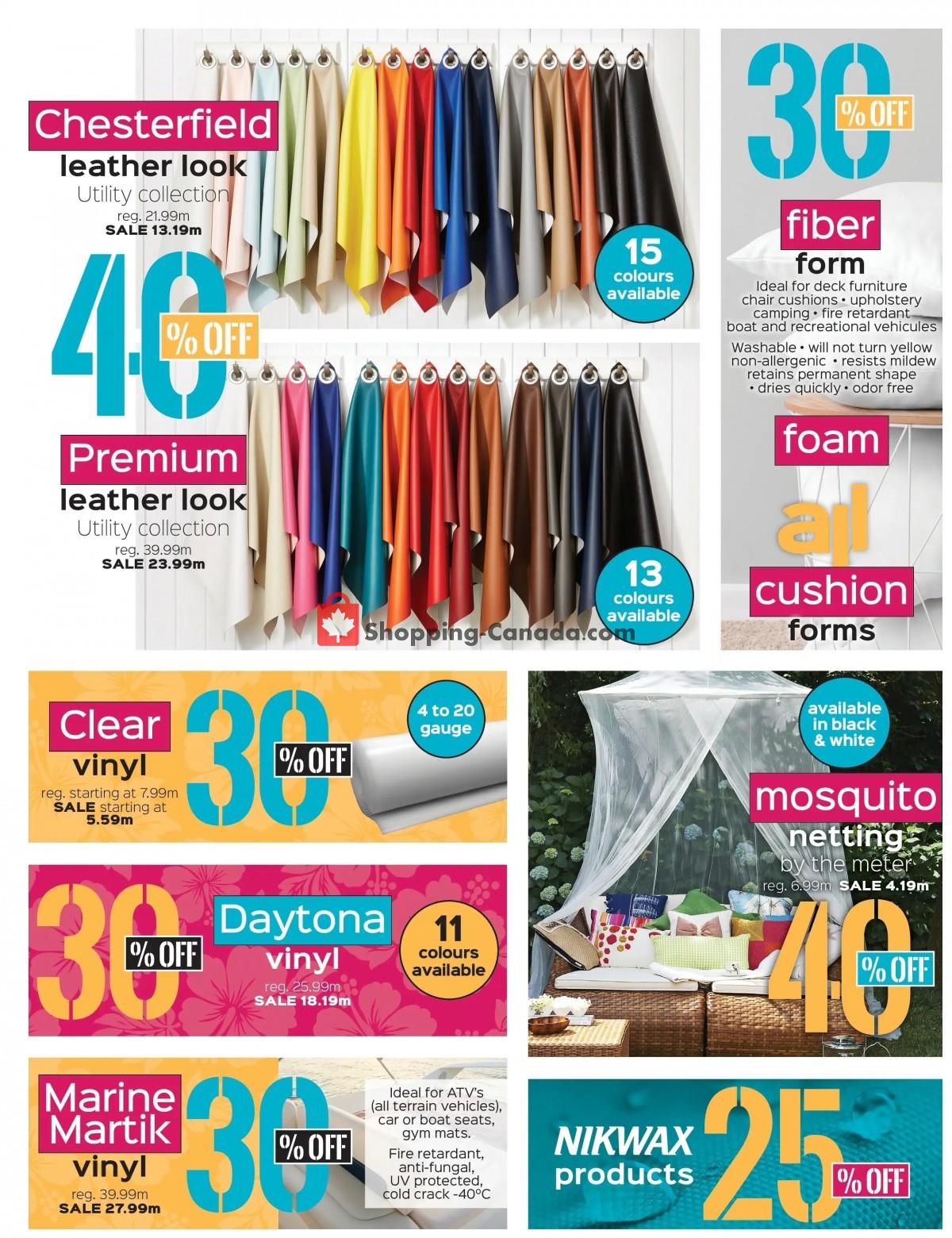 Fabricville flyer from Monday May 22, 2023 to Sunday June 18, 2023 - page 6