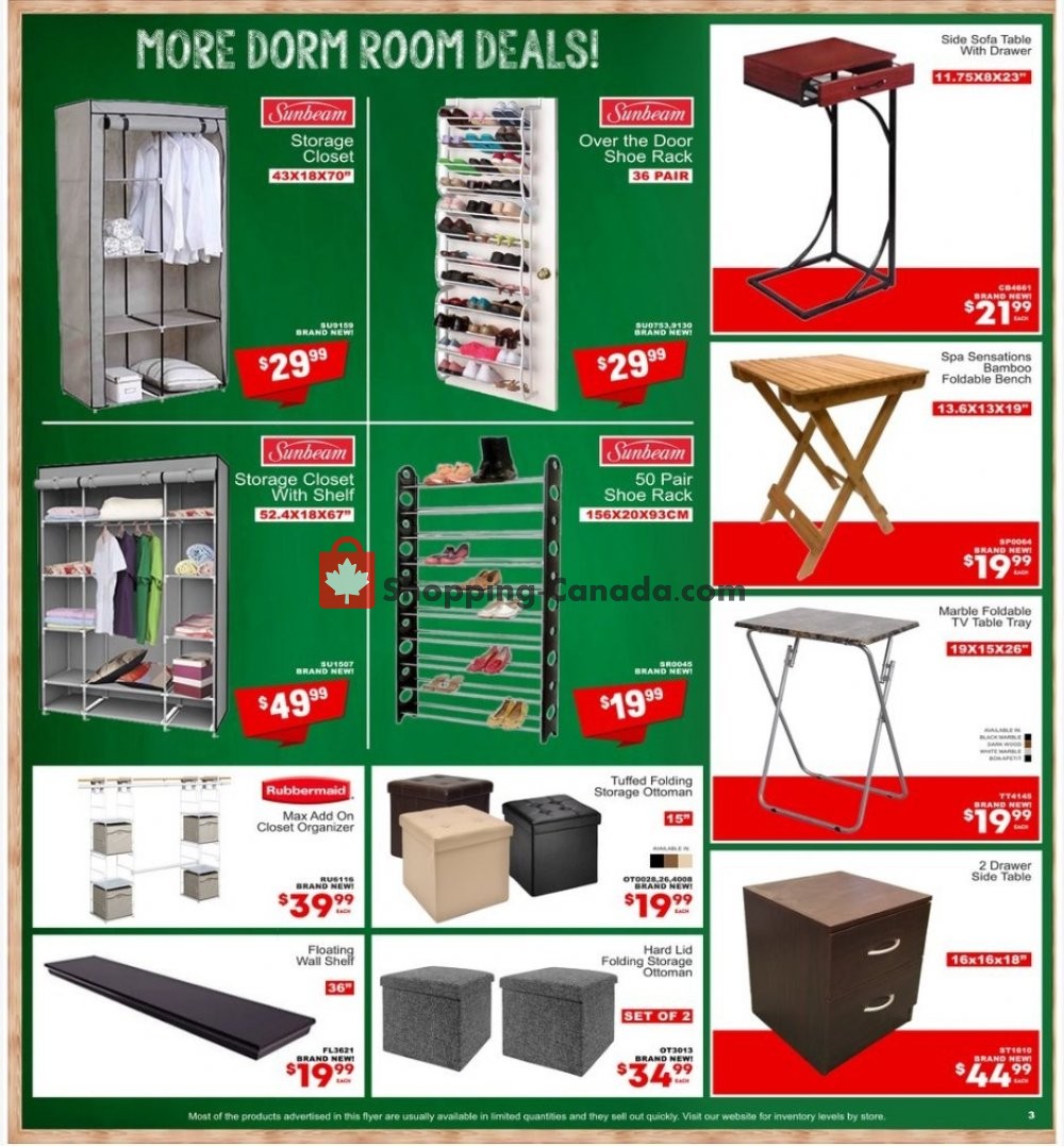 Factorydirect.ca flyer from Wednesday August 7, 2019 to Wednesday August 14, 2019 - page 3