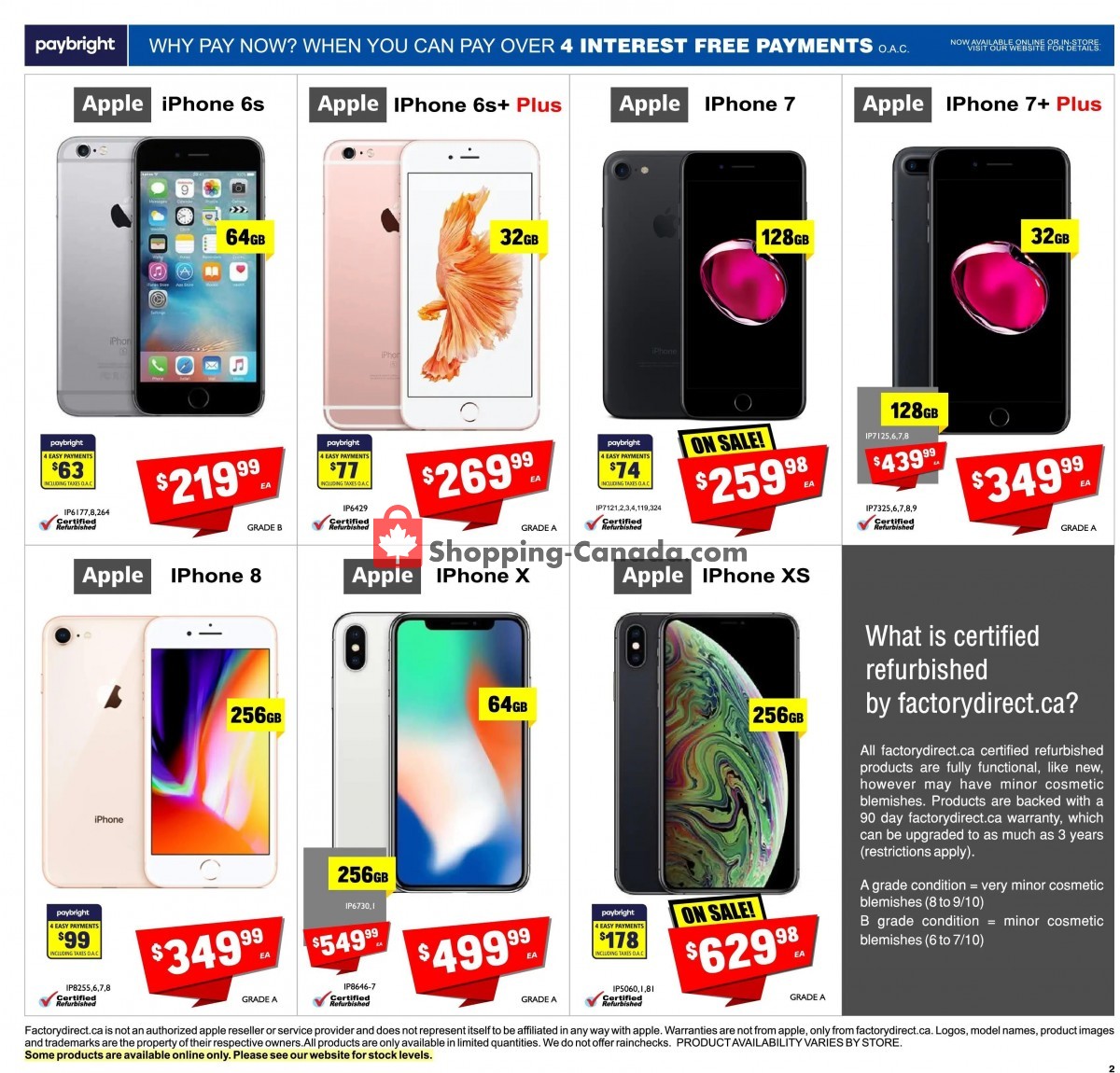 Factorydirect.ca flyer from Wednesday July 14, 2021 to Wednesday July 21, 2021 - page 12
