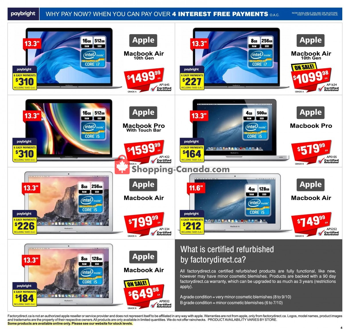 Factorydirect.ca flyer from Wednesday July 14, 2021 to Wednesday July 21, 2021 - page 14