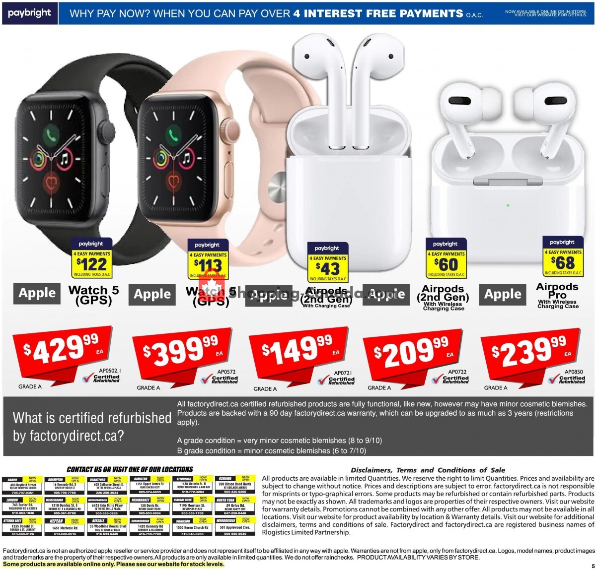 Factorydirect.ca flyer from Wednesday July 14, 2021 to Wednesday July 21, 2021 - page 15