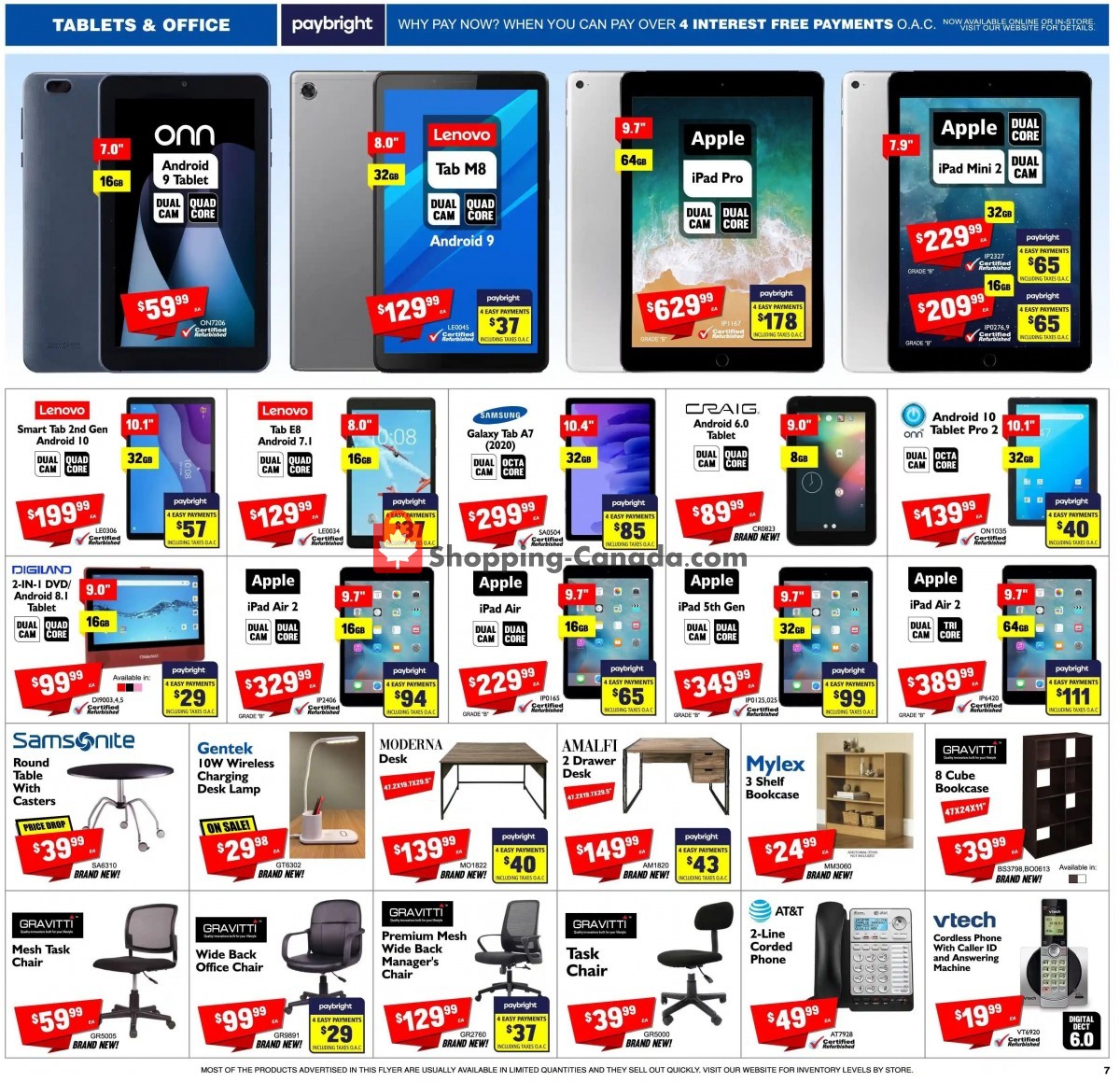 Factorydirect.ca flyer from Wednesday July 14, 2021 to Wednesday July 21, 2021 - page 7