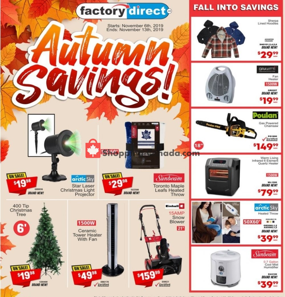 Factorydirect.ca flyer from Wednesday November 6, 2019 to Wednesday November 13, 2019 - page 14