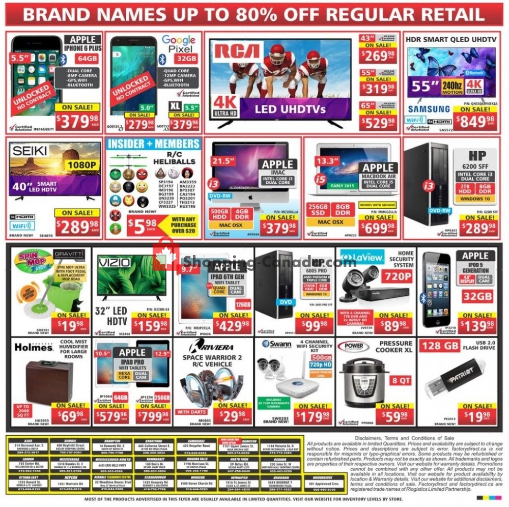 Factorydirect.ca flyer from Wednesday January 2, 2019 to Wednesday January 9, 2019 - page 4