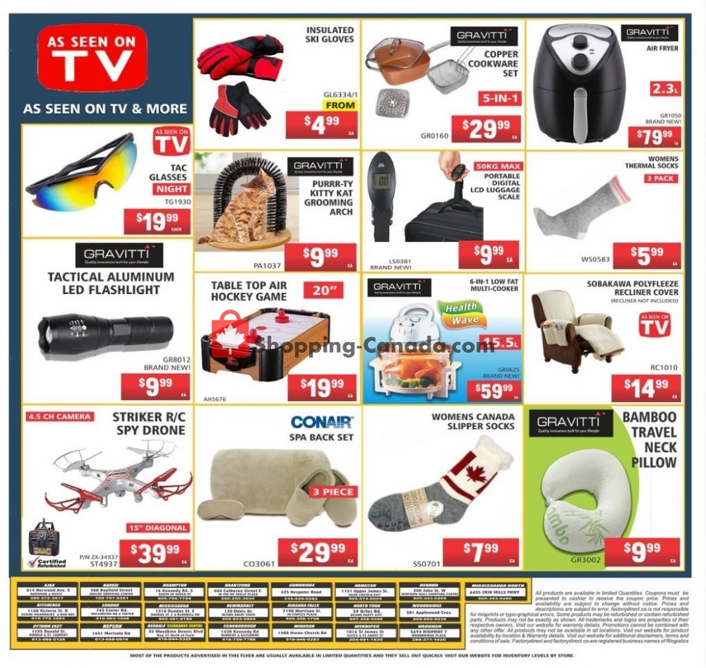 Factorydirect.ca flyer from Wednesday January 9, 2019 to Wednesday January 16, 2019 - page 12