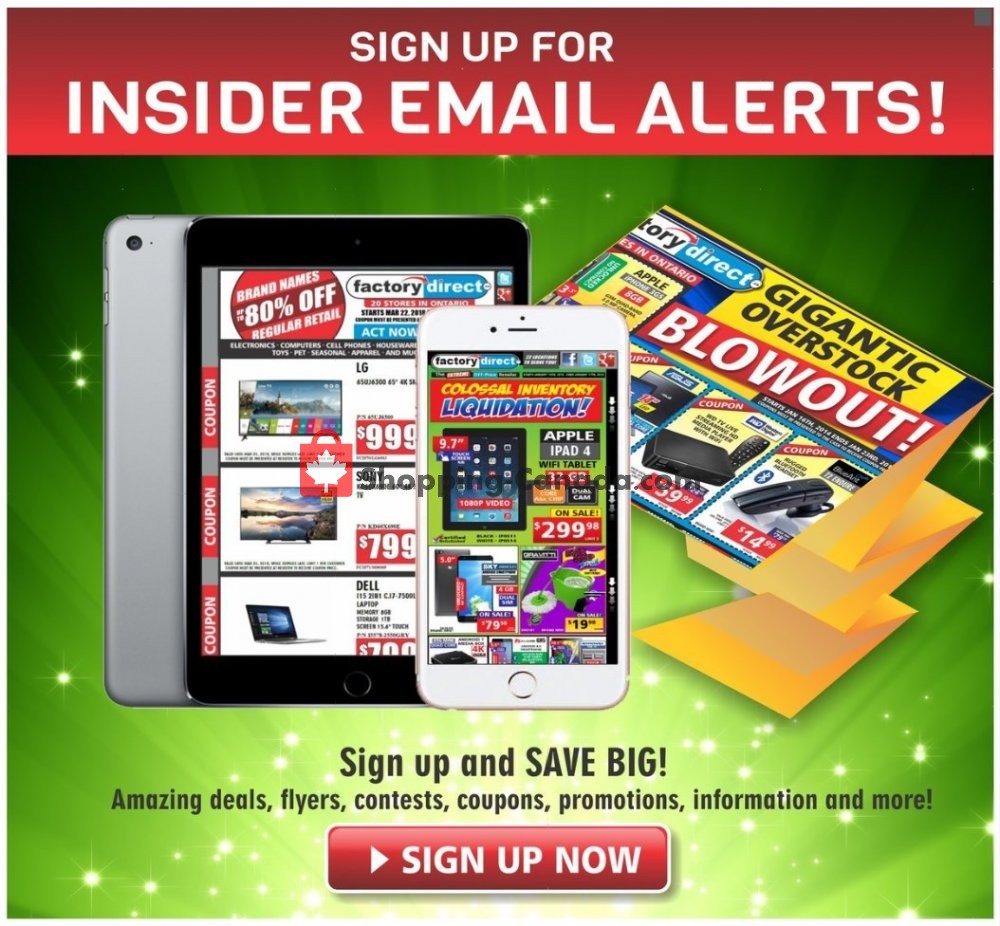 Factorydirect.ca flyer from Wednesday January 9, 2019 to Wednesday January 16, 2019 - page 5