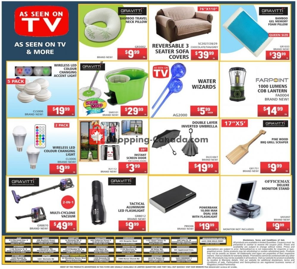Factorydirect.ca flyer from Wednesday April 17, 2019 to Wednesday April 24, 2019 - page 12