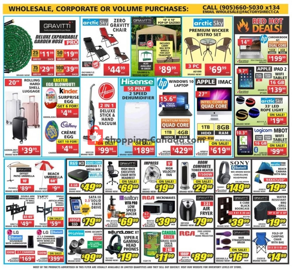 Factorydirect.ca flyer from Wednesday April 17, 2019 to Wednesday April 24, 2019 - page 2