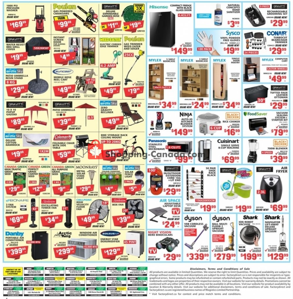 Factorydirect.ca flyer from Wednesday April 29, 2020 to Wednesday May 6, 2020 - page 4