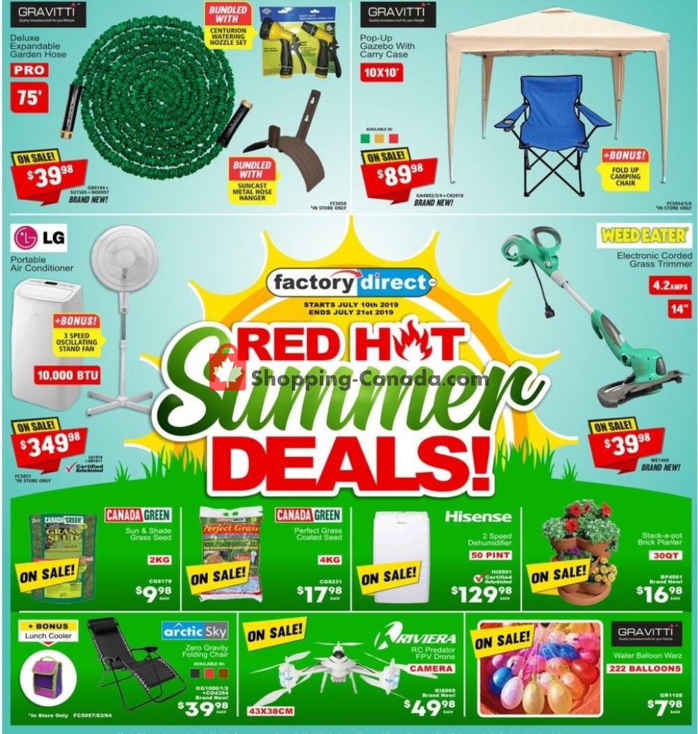 Factorydirect.ca flyer from Wednesday July 10, 2019 to Sunday July 21, 2019 - page 15
