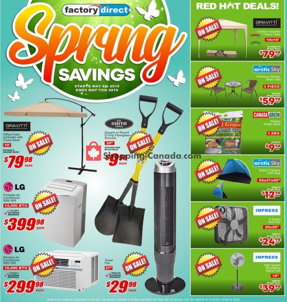 Factorydirect.ca flyer from Wednesday May 8, 2019 to Wednesday May 15, 2019 - page 13