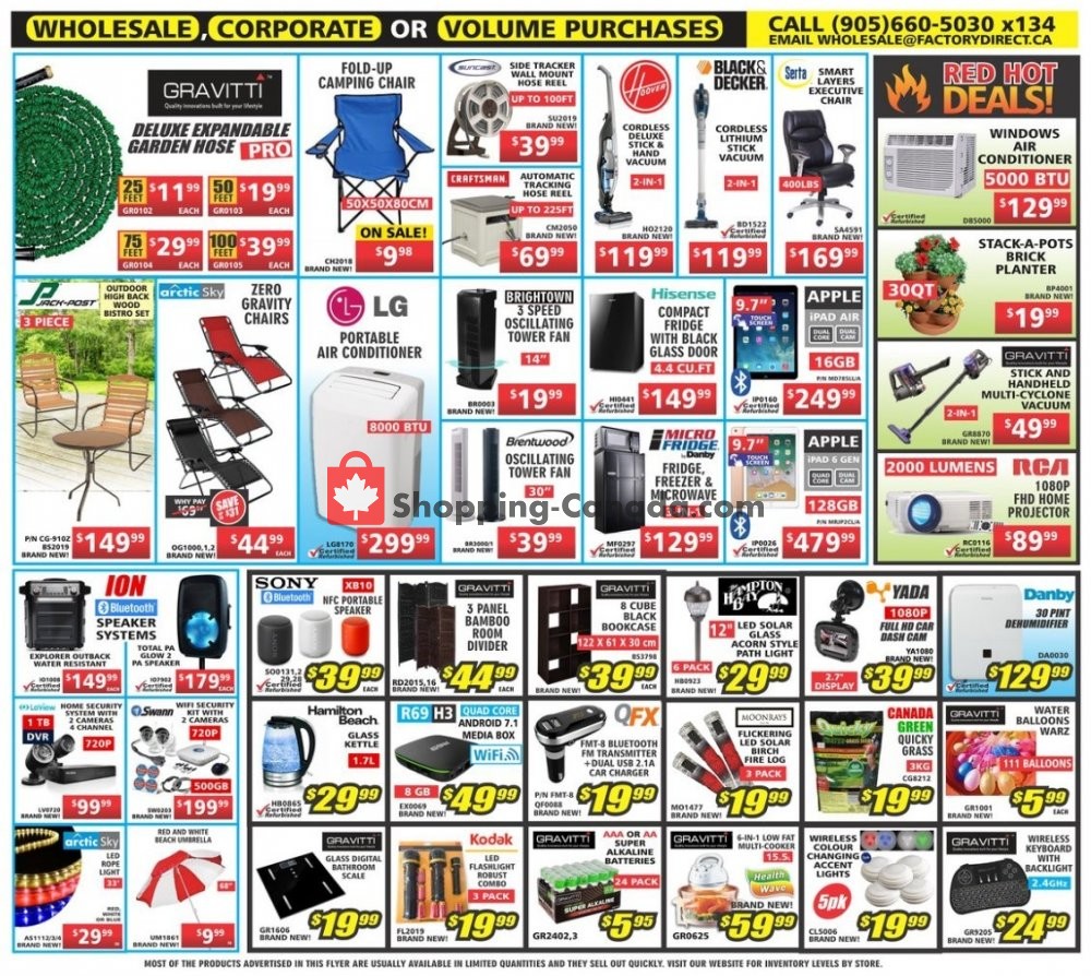Factorydirect.ca flyer from Wednesday May 8, 2019 to Wednesday May 15, 2019 - page 2