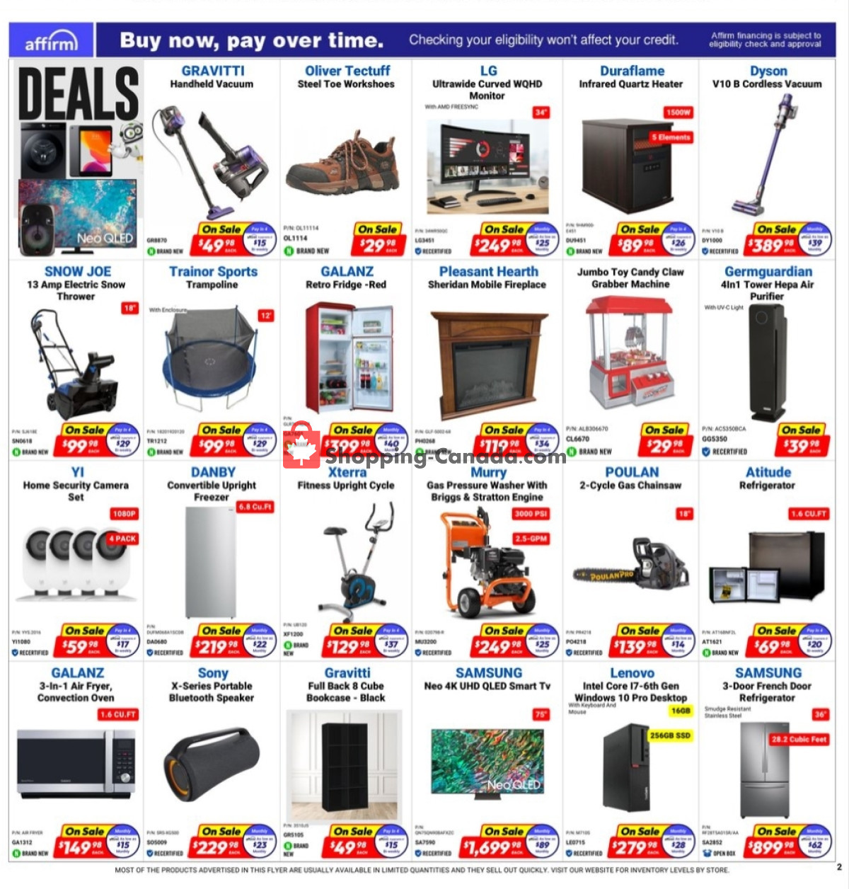 Factorydirect.ca flyer from Thursday January 25, 2024 to Tuesday January 30, 2024 - page 2