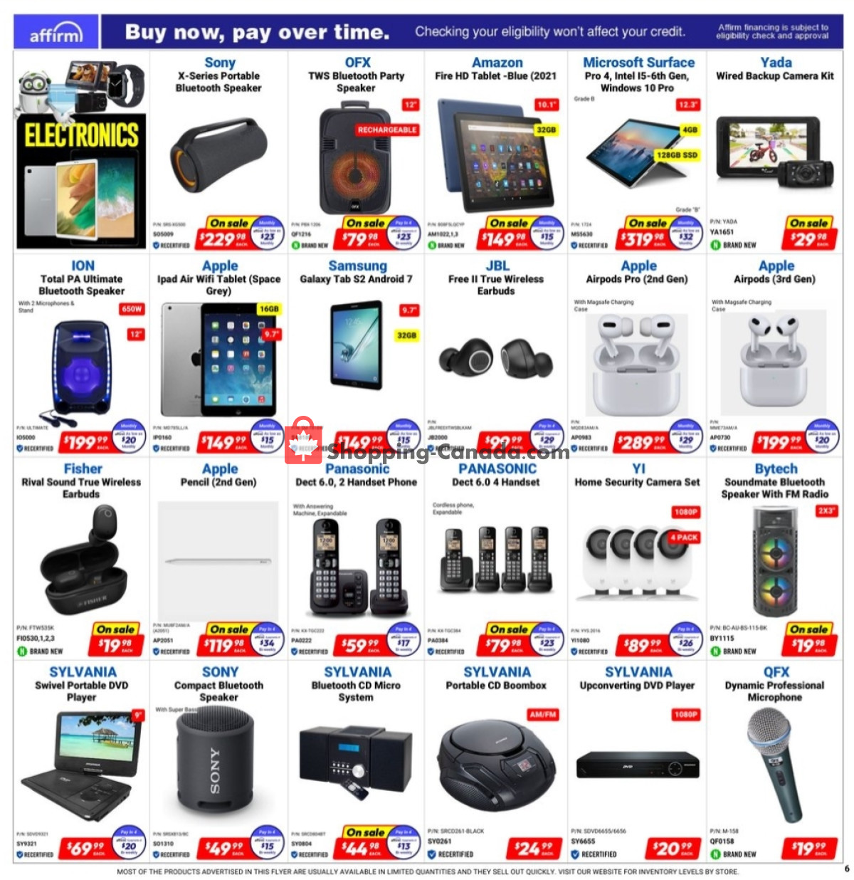 Factorydirect.ca flyer from Thursday January 25, 2024 to Tuesday January 30, 2024 - page 6