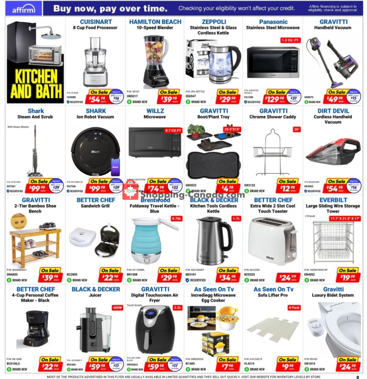 Factorydirect.ca flyer from Thursday January 25, 2024 to Tuesday January 30, 2024 - page 8