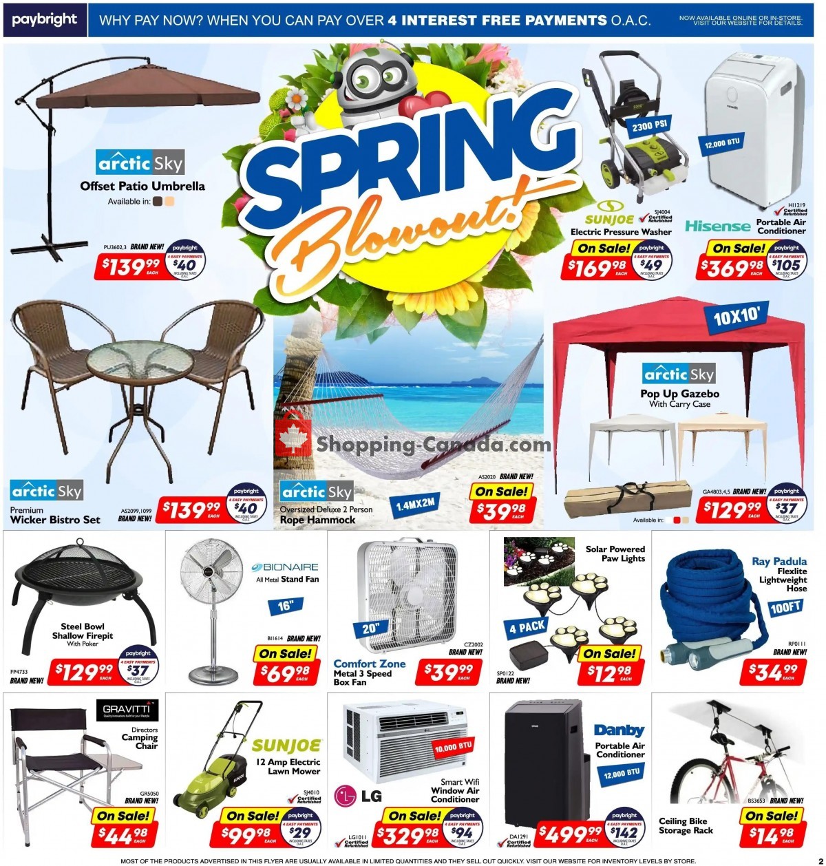 Factorydirect.ca Canada, flyer (Inflation Buster Savings Event