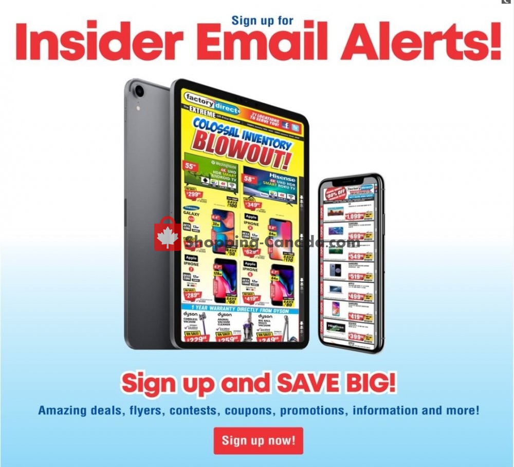 Factorydirect.ca flyer from Wednesday January 29, 2020 to Wednesday February 5, 2020 - page 7
