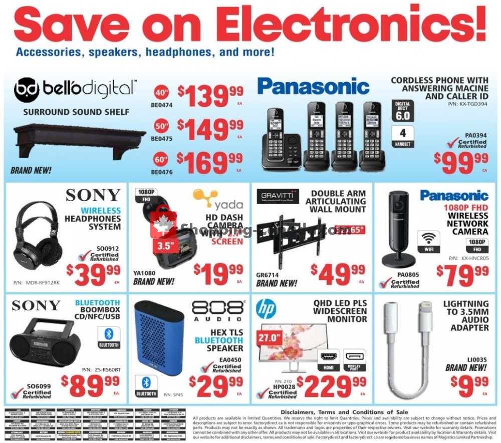 Factorydirect.ca flyer from Wednesday January 29, 2020 to Wednesday February 5, 2020 - page 9