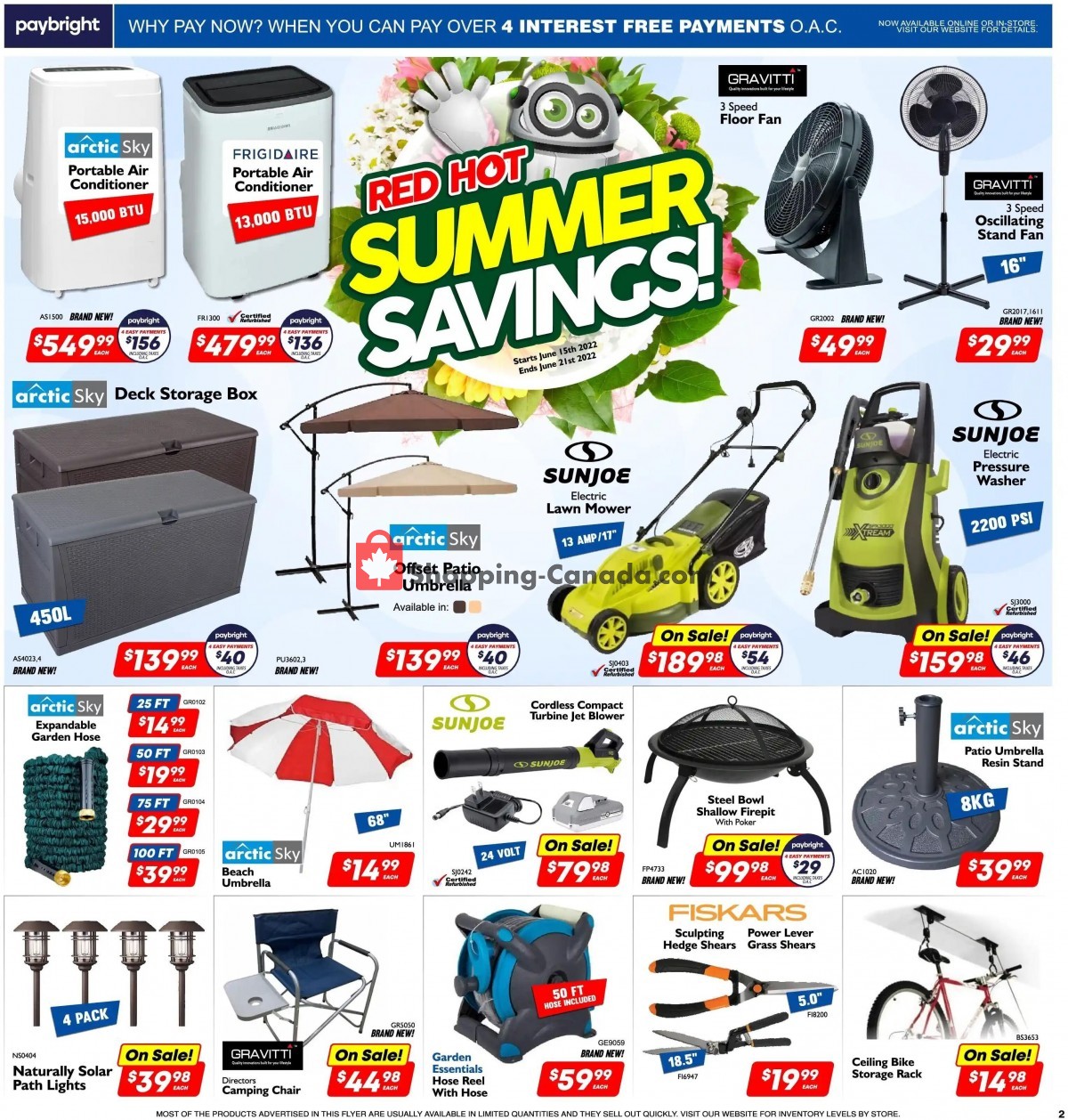 Factorydirect.ca Canada, flyer (Massive Inventory Blowout) June 15